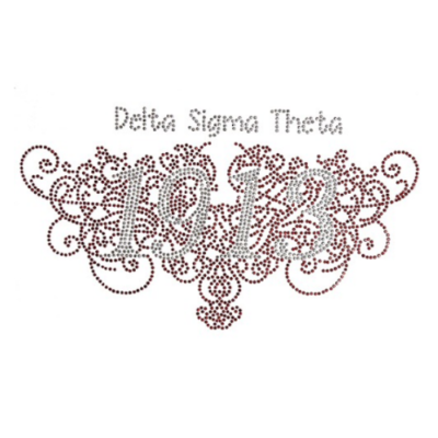 Delta Sigma Theta Collapsible Sorority Signature Fan